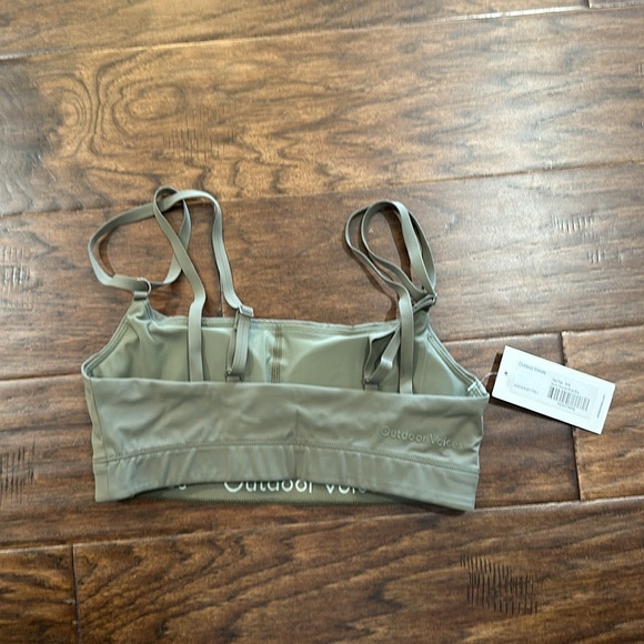 Outdoor Voices Zoom Double Strap Bra in Tea Tree XXS - Picture 7 of 8